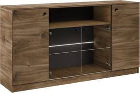 Komoda NESTOS 160 cm do Salonu Sypialni Brąz
