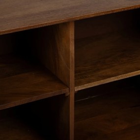 Brązowa komoda z litego drewna mango 160x78x40 cm Sagara – Ixia