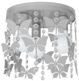 Lampa dziecięca ELZA butterflies 3xE27/60W/230V