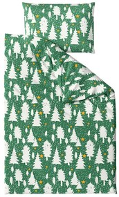 PrzytulneMieszkanie.pl PrzytulneMieszkanie.pl Bawełniana pościel EVERGREEN DREAMS zielona Rozmiar pościeli: 70 x 90 cm | 140 x 200 cm