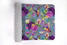 Dywanik łazienkowy Dywanik łazienkowy Kwiaty Ptaki