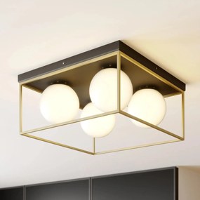 Lampa sufitowa plafon APP1168-4C Gold White