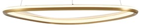 Designerska lampa wisząca złota z 3-stopniową regulacją ściemniania - OrganicoDesignerski Oswietlenie wewnetrzne