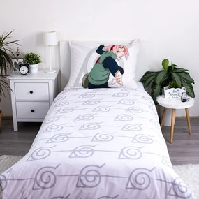 Bawełniana pościel dziecięca jednoosobowa 140x200 cm Naruto – Jerry Fabrics