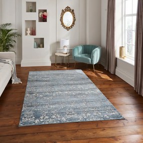 Ciemnoniebieski dywan 200x285 cm Imperial Midnight – Think Rugs