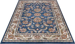 Dywan Luxor Perski Florystyczny niebiesko - kremowy 120 cm x 170 cm