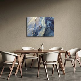 Obraz - Abstrakcja z użyciem tuszu alkoholowego (70x50 cm)