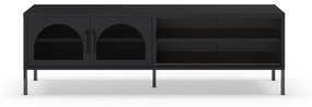 Czarna szafka pod TV 160x50 cm Diora – Marckeric