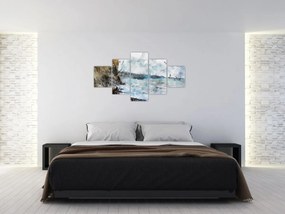 Obraz - Rafa, akwarela (125x70 cm)
