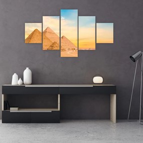 Obraz egipskich piramid (125x70 cm)