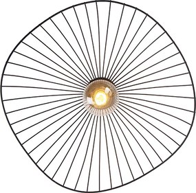 Designerska lampa sufitowa czarna 50 cm - Pua