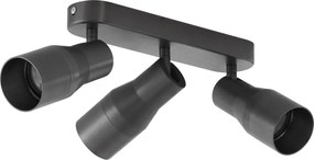 Okrągły reflektor sufitowy, kolor ciemnoszary, oprawa GU10, 50 mm, 3-punktowy - Stanley