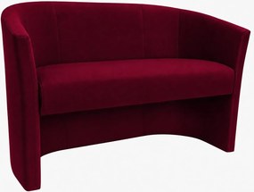 Sofa CLUB tapicerowana : Kolor tkaniny - VELVET - MG31, Typ tkaniny - Velvet