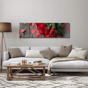 Obraz - bukiet róż (170x50 cm)