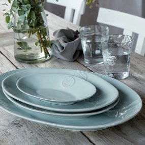 Turkusowa kamionkowa taca Costa Nova Nova, szer. 40 cm